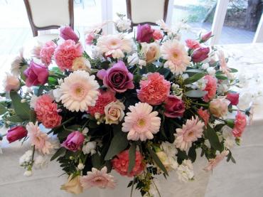 ご結婚おめでとうございました。　(京都)｜「桂花園」　（京都府京都市西京区の花キューピット加盟店 花屋）のブログ