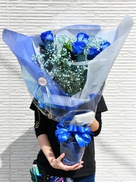 色違いの花束をお作りしました！　-京都隠れ家的花屋-「桂花園」（京都府京都市西京区の花屋）のギャラリー写真